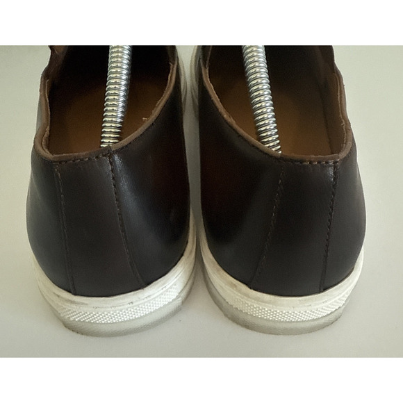 Bacco Bucci Sport Brown Leather Slip On Loafers Leather Mens size 12 - Picture 4 of 8
